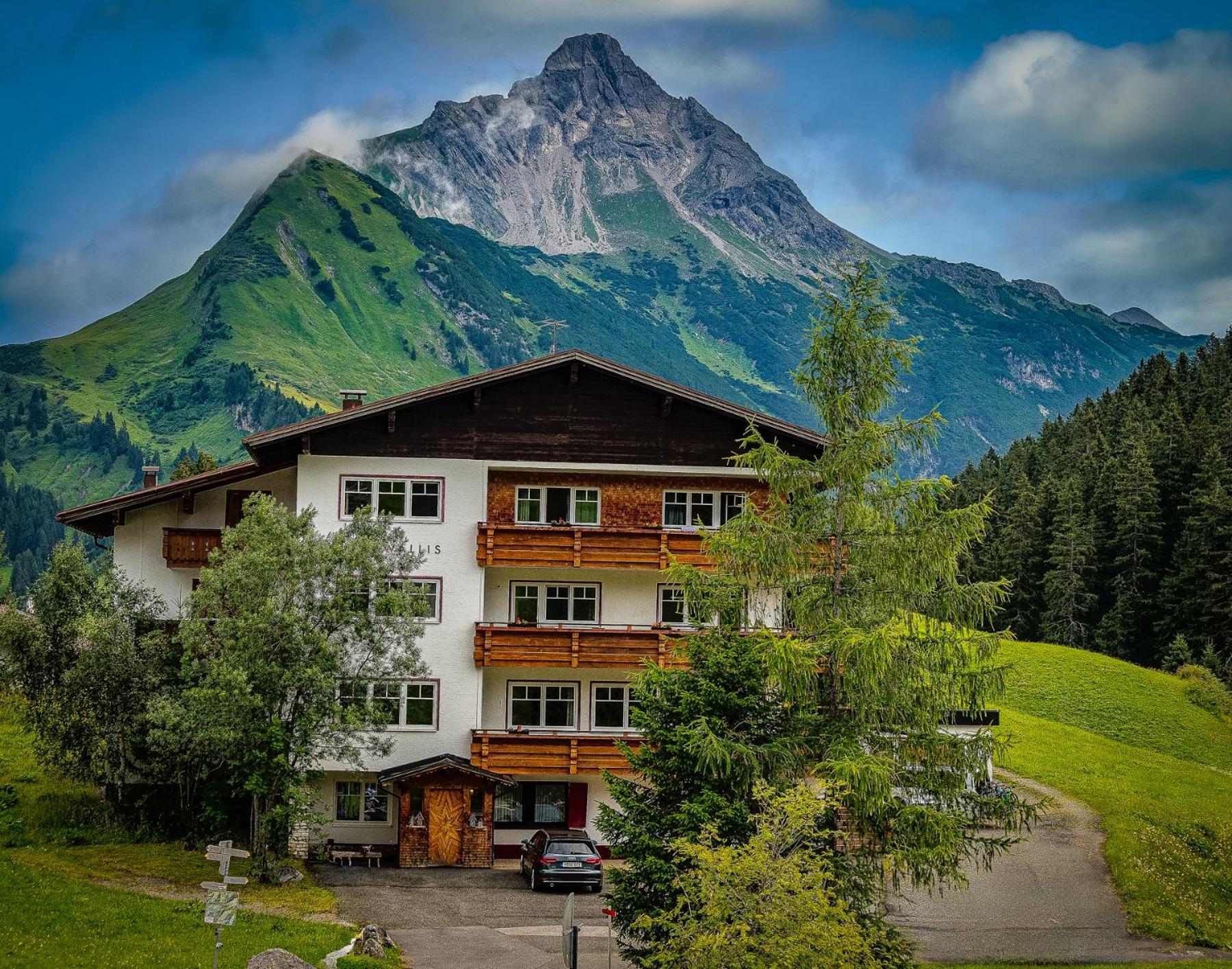 Haus Wallis By Stayfritz - Ski-In Ski-Out Zimmer 'Garni' Am Arlberg Warth  Kültér fotó